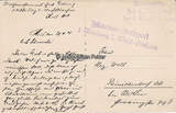 Deutsches Reich 1914 Ansichtskarte / Postkarte / S.M.S. Nassau / mit Marine-Feldpost Stempel 2-3