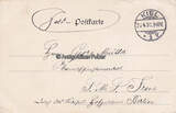 Deutsches Reich 1901 Ansichtskarte / Postkarte / S.M.S. Victoria Louise 3