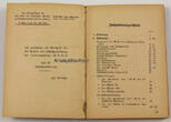 Drittes Reich 1940 Vorschrift für die Waffen= und Schießausbildung der Ordnungspolizei / Teil III.. 2-3