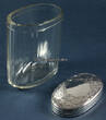 Birmingham / England 1898 Deckeldose / Zigarettendose / Hersteller des Deckels WHW / Sterling Silber 2-3