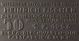 Kreuztal 1956 Eisengussplakette von Buderus / Bleva Blechwaren- und Fassfabrik G.m.b.H. 2