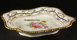 Derby / England 1890 - 1940 Porzellan Schale, Schüssel / Blumenmalerei, handgemalt / Royal Crown Derby 1-2
