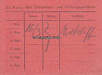 1927 - 28 Teilnehmer - Karte / Wissenschaftliche Arbeitsgemeinschaft e. V. Gelsenkirchen 2-3