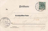 Warendorf / Westfalen 1899 Ansichtskarte / Postkarte / Gruss aus Warendorf / Bürger - Schützenhof 2