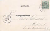 Warendorf / Westfalen 1901 Ansichtskarte / Postkarte / Overberg - Denkmal / Lehrerseminar 2-3