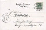 Krefeld 1897 Ansichtskarte / Postkarte / Gruss aus Crefeld / Uerdingerstrasse 2