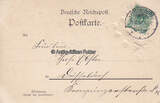 Deutsches Reich 1898 Ansichtskarte / Postkarte / Prägekarte / Blumen / Behüt