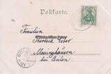 Hüsten / Herdringen / Neheim - Hüsten / Arnsberg 1902 Ansichtskarte / Postkarte / Litho / Gruss aus Hüsten / Schloss Herdringen 2-3