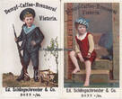 Bonn am Rhein Um 1895 6 Reklamebilder / Kaufmannsbilder / Dampf - Caffee - Brennerei Victoria 2-3