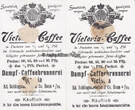 Bonn am Rhein Um 1895 6 Reklamebilder / Kaufmannsbilder / Dampf - Caffee - Brennerei Victoria 2-3