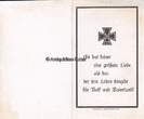 Drittes Reich / Gelsenkirchen 1943 Totenzettel / Sterbebild / Schütze Lorenz Gründel 2-3