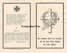 Drittes Reich / Rösenbeck 1943 Totenzettel / Sterbebild / Karl Weber Inh. des E. K. 2 u. der Ostmedaille 3