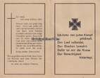 Drittes Reich / Rösenbeck 1943 Totenzettel / Sterbebild / Franz Gerbracht Gefreiter in einem Panzerjäger - ... 2-3