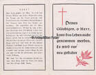 Drittes Reich / Antfeld Kreis Brilon 1944 / 1950 Totenzettel / Sterbebild / Ludwig Einhäuser 2-3