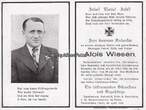 Drittes Reich / Otzenhausen 1942 Totenzettel / Sterbebild / Alois Wiesen gekämpft und gefallen als Held für Volk. 3