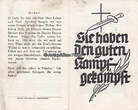 Drittes Reich / Rönkhausen - Sauerland O.J. Totenzettel / Sterbebild / Hubert Rawe Obergfr. in einem Inf. = Regiment 3