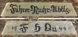 Drittes Reich 1944 Division Großdeutschland / Kerzenhalter, Schulterklappe und Gefreitenwinkel ... 2-3