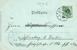 Herne / Westfalen 1899 Ansichtskarte / Postkarte / Litho / Gruss aus Herne. / Bahnhofstrasse/... 2-3