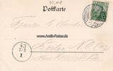 Dortmund/Derne 1901 Ansichtskarte / Postkarte / Gruss aus Derne i. W./Kathol. Kirche/Zeche Gneisenau 2