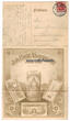 Deutsches Reich/Magdeburg 1910 Werbe- Klappkarte/Joh. Gottl. Hauswaldt/Speisefolge/S.M. Yacht "Hohenzollern" 2