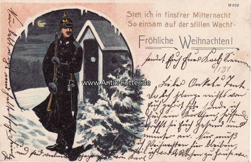 Deutsches Reich O.J. Ansichtskarte/Postkarte/Fröhliche Weihnachten