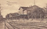 Mlawa/Mielau/Polen/Ostpreußen Ansichtskarte/Postkarte/Mlawa. Dworzec Drogi Zelaznej./Mlawa. Bahnhof. -