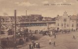 Libau/Lettland Ansichtskarte/Postkarte/Libau. Hafen und Arbeiterhaus. -