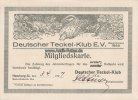 Hamburg Ansichtskarte/Postkarte/Mitgliedskarte/Deutscher Teckel-Klub E.V./Gegründet 1888 -