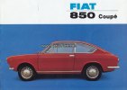 Italien Auto-Prospekt/Broschüre/Fiat 850 Coupé -
