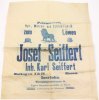 Deutsches Reich/Solingen/Essen/Iserlohn Werbe-Tüte/Pelzwaaren, Hut-, Mützen- und Schirm-Fabrik zum Löwen Josef Seiffert -