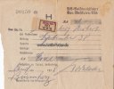 Drittes Reich/Westfalen-Süd Beitrags Quittung H/NS-Volkswohlfahrt Gau Westfalen-Süd/1 Mark -