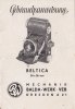Dresden Gebrauchsanweisung/Beltica 24 x 36 mm/Mechanik Balda-Werk - VEB Dresden A 21 -