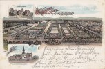 Paderborn-Sennelager Litho/Ansichtskarte/Gruss vom Sennelager Truppenübungsplatz am Teutoburger ... -