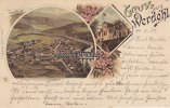 Werdohl/Remelshagen/Neuenrade Litho/Ansichtskarte/Gruss aus Werdohl./Remelshagen. -