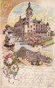 Iserlohn Litho/Ansichtskarte/Gruss von der Alexanderhöhe Iserlohn./Grosse Halle./Neues... -