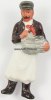 Drittes Reich/03 Gau Berlin WHW/Bemalte Porzellanfigur/"Berliner Typen"/Der Wurstmaxe -