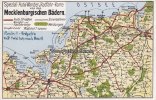 Mecklenburg-Vorpommern 1941 Ansichtskarte/Postkarte/Spezial-Auto-Wander u. Radfahr-Karte von den ... 2-3