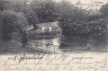 Dortmund Ansichtskarte/Postkarte/Gruss v. d. Kronenburg Dortmund/Schwanenteich mit Grotte -