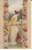 Deutsches Reich Ansichtskarte/Postkarte/Künstlerkarte/Jugendstil/Frau, Blumen -
