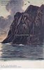 Norwegen/Nordkap Künstlerkarte/Berge mit Gesichtern/signiert F. Hals/Die Herrscher am Nordkap -