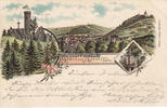 Marsberg Ansichtskarte / Postkarte / Litho / Gruss aus Marsberg./Schandpfahl. -