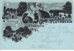 Neukirchen/Vluyn/Vluynbusch Ansichtskarte/Postkarte/Litho/Gruss aus Vluynbusch/Forsthaus/Altes Forsthaus ... -