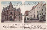 Bünde/Westfalen Ansichtskarte/Postkarte/Gruss aus Bünde i. W./Post./Hôtel Schierholz. -
