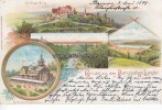 Schloss Burg/Solingen/Remscheid Ansichtskarte/Postkarte/Litho/Gruss aus dem Bergischen Lande!/Schloss ... -