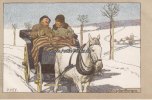 Deutsches Reich O.J. Ansichtskarte/Postkarte/Künstlerkarte/signiert P. Hey.(Paul Hey)/Frischer Morgen 2