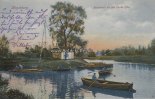 Magdeburg Ansichtskarte/Postkarte/Magdeburg/Bootshaus an der Taube Elbe -