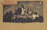 Wernigerode a/Harz Ansichtskarte/Postkarte/Litho/Gruss aus Wernigerode a/Harz./Schloss. -