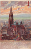 O.J. Ansichtskarte / Postkarte / Künstlerkarte / signiert Kley/Freiburg, Münster. 2