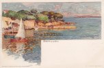 Beaulieu/Frankreich Ansichtskarte/Künstler-Postkarte/Litho/signiert Manuel Wielandt/Beaulieu/No.456. -