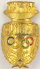 Bundesrepublik Deutschland Fahrrad Kopf-Abzeichen Olympia seit 1910 -
